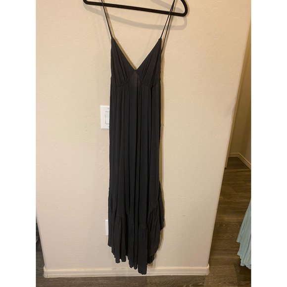 Free People Radiant Maxi Dress Black 